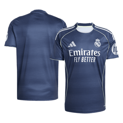 Calidad Premium Camiseta Real Madrid 2025/26 Segunda Equipación-Versión Hincha