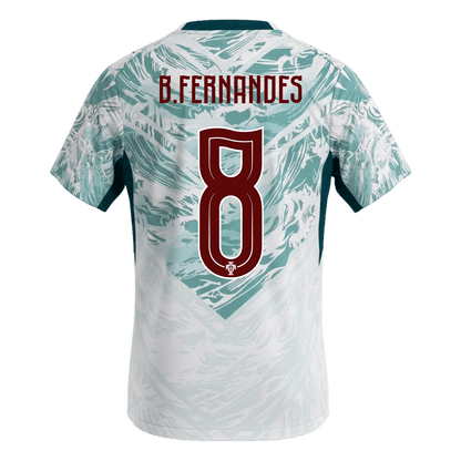 Camiseta B.FERNANDES #8 Portugal 2026 Segunda Equipación Copa del Mundo - Versión Hincha
