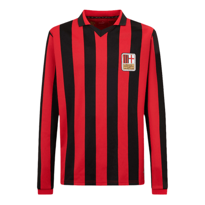 Camiseta AC Milan Aniversario de 125 Años 2024/25 Manga Larga- Versión Hincha
