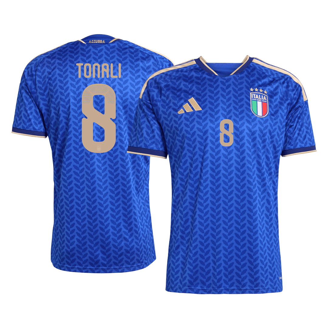 Camiseta Tonali #8 Italia 2026 Primera Equipación Copa del Mundo - Versión Hincha