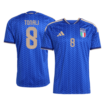 Camiseta Tonali #8 Italia 2026 Primera Equipación Copa del Mundo - Versión Hincha