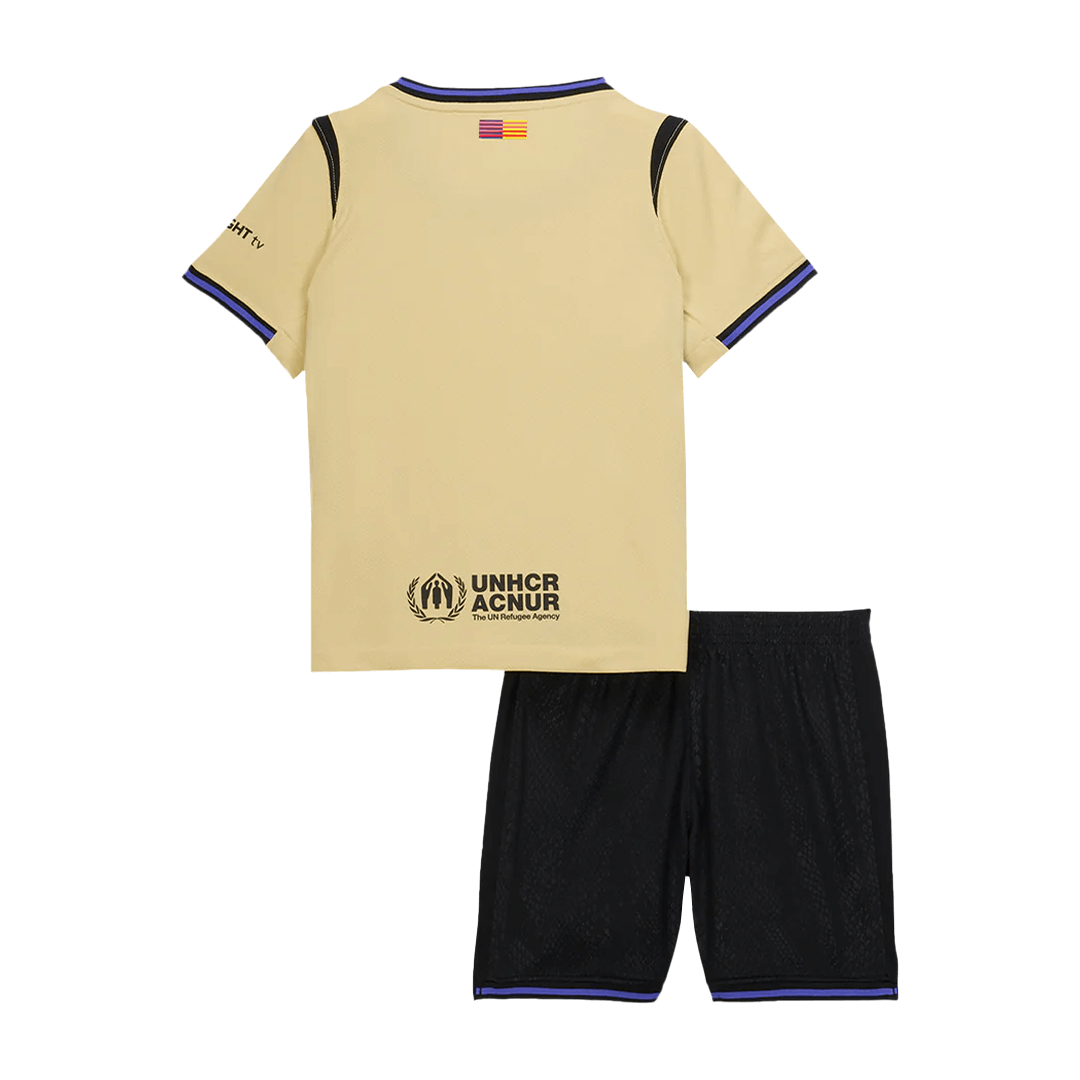 Miniconjunto Barcelona X Kobe 2025/26 Segunda Equipación Niño