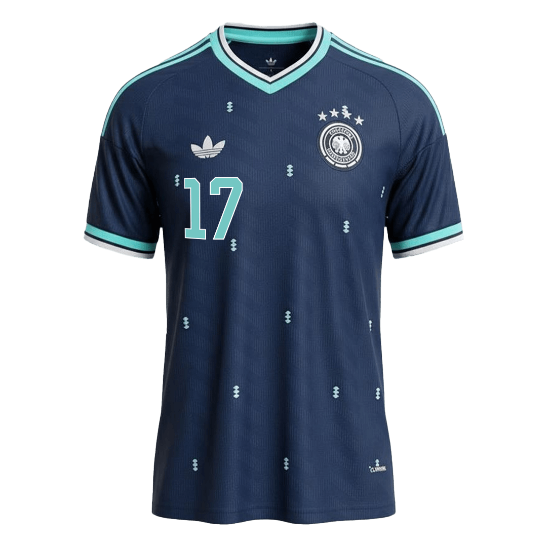 Camiseta Wirtz #17 Alemania 2026 Segunda Equipación Copa del Mundo - Versión Hincha - Vista 7