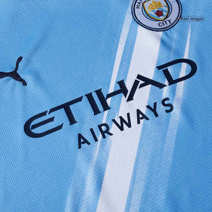 Miniconjunto Manchester City 2025/26 Local Niño (Camiseta + Pantalón Corto)