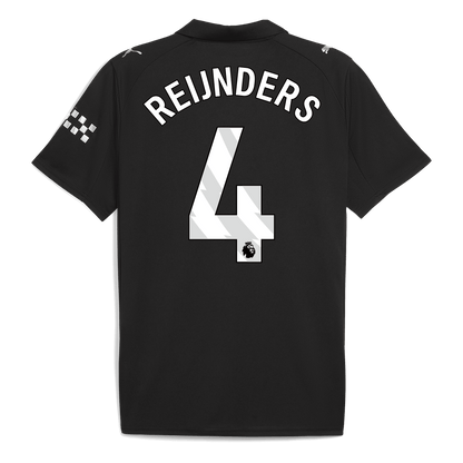 Camiseta REIJNDERS #4 Manchester City 2025/26 Segunda Equipación - Versión Hincha