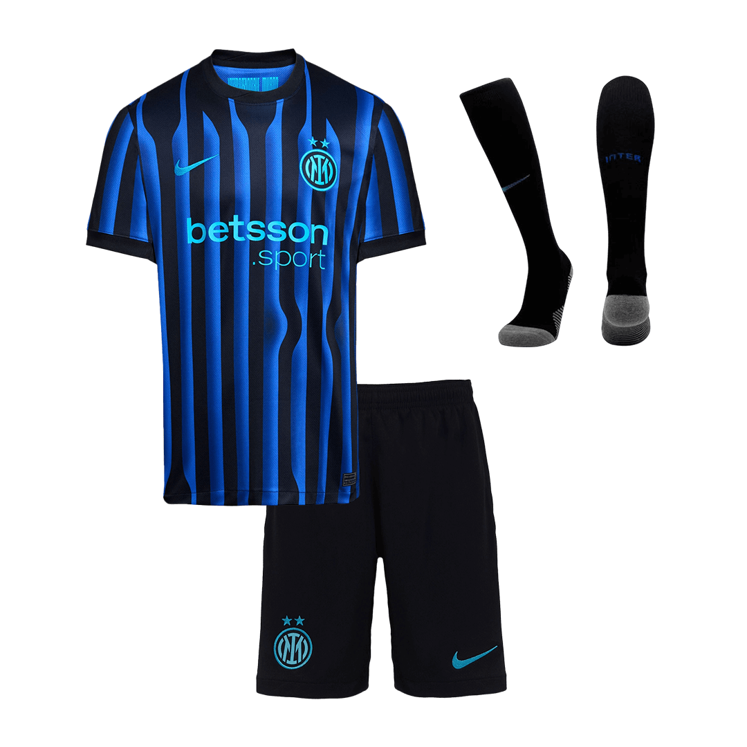 Conjunto Infantil Completo Inter Milan 2025/26 Primera Equipación Kids