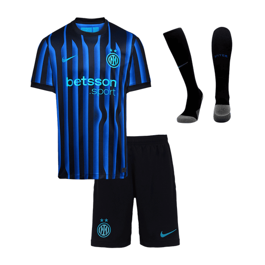 Conjunto Infantil Completo Inter Milan 2025/26 Primera Equipación Kids