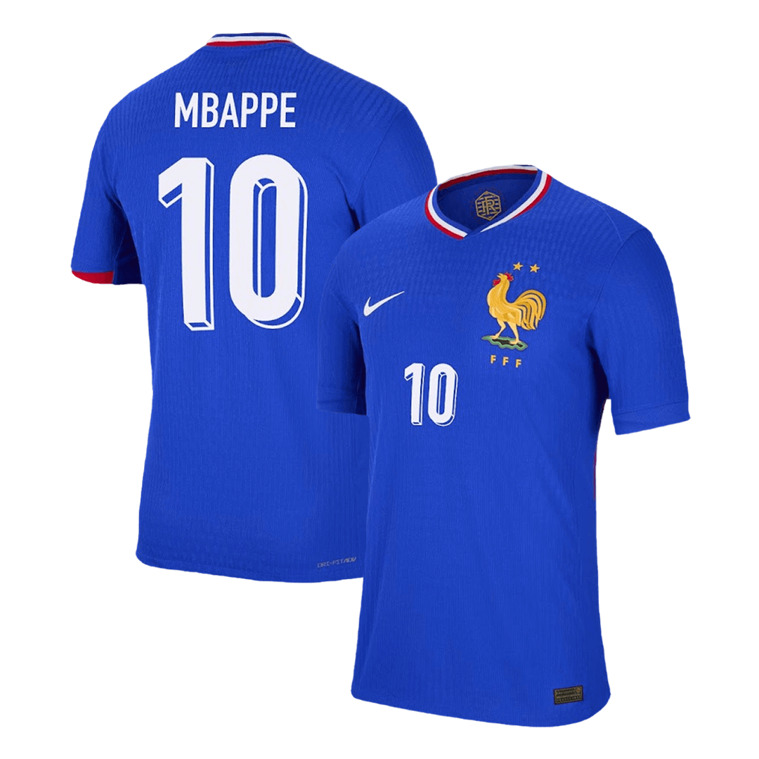 Camiseta MBAPPE #10 Francia Euro 2024 Primera Equipación Hombre-Versión Jugador