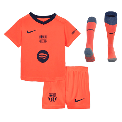 Conjunto Infantil Completo Barcelona 2025/26 Tercera Equipación