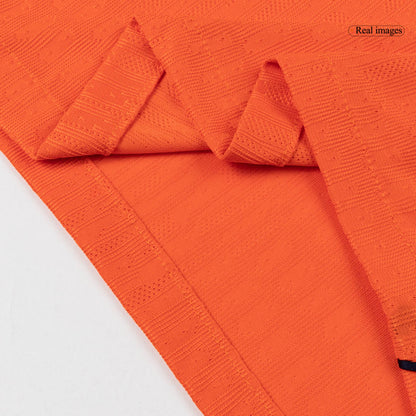 Camiseta Auténtica F.DE JONG #21 Netherlands 2026 Primera Equipación Copa del Mundo -Versión Jugador