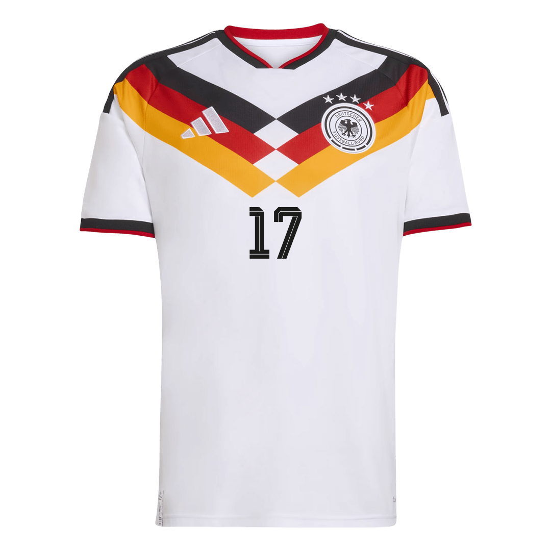 Camiseta Wirtz #17 Alemania 2026 Primera Equipación Copa del Mundo - Versión Hincha - Vista 8