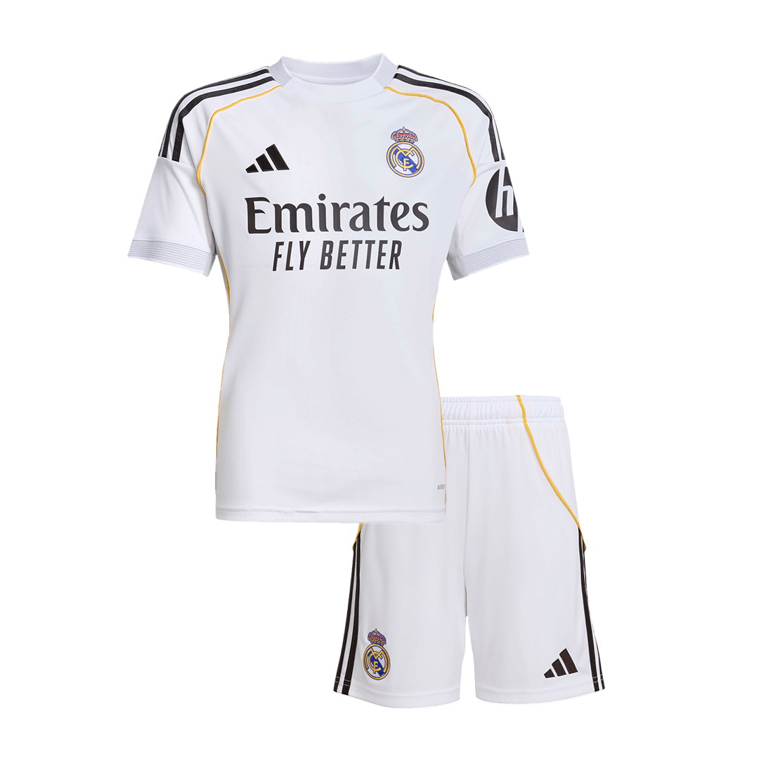 Miniconjunto Real Madrid 2025/26 Primera Equipación Niño (Camiseta+Pantalón Corto)