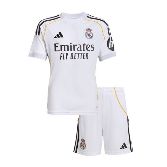Miniconjunto Real Madrid 2025/26 Primera Equipación Niño (Camiseta+Pantalón Corto)
