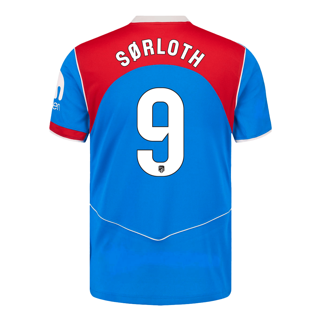 Camiseta Sørloth #9 Atletico Madrid 2025/26 Tercera Equipación - Versión Hincha - Vista 8
