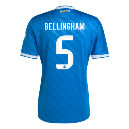 Camiseta BELLINGHAM #5 Real Madrid 2025/26 Tercera Equipación-Versión Hincha