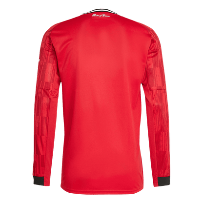 Camiseta Manga Larga Manchester United 2025/26 Primera Equipación-Versión Hincha