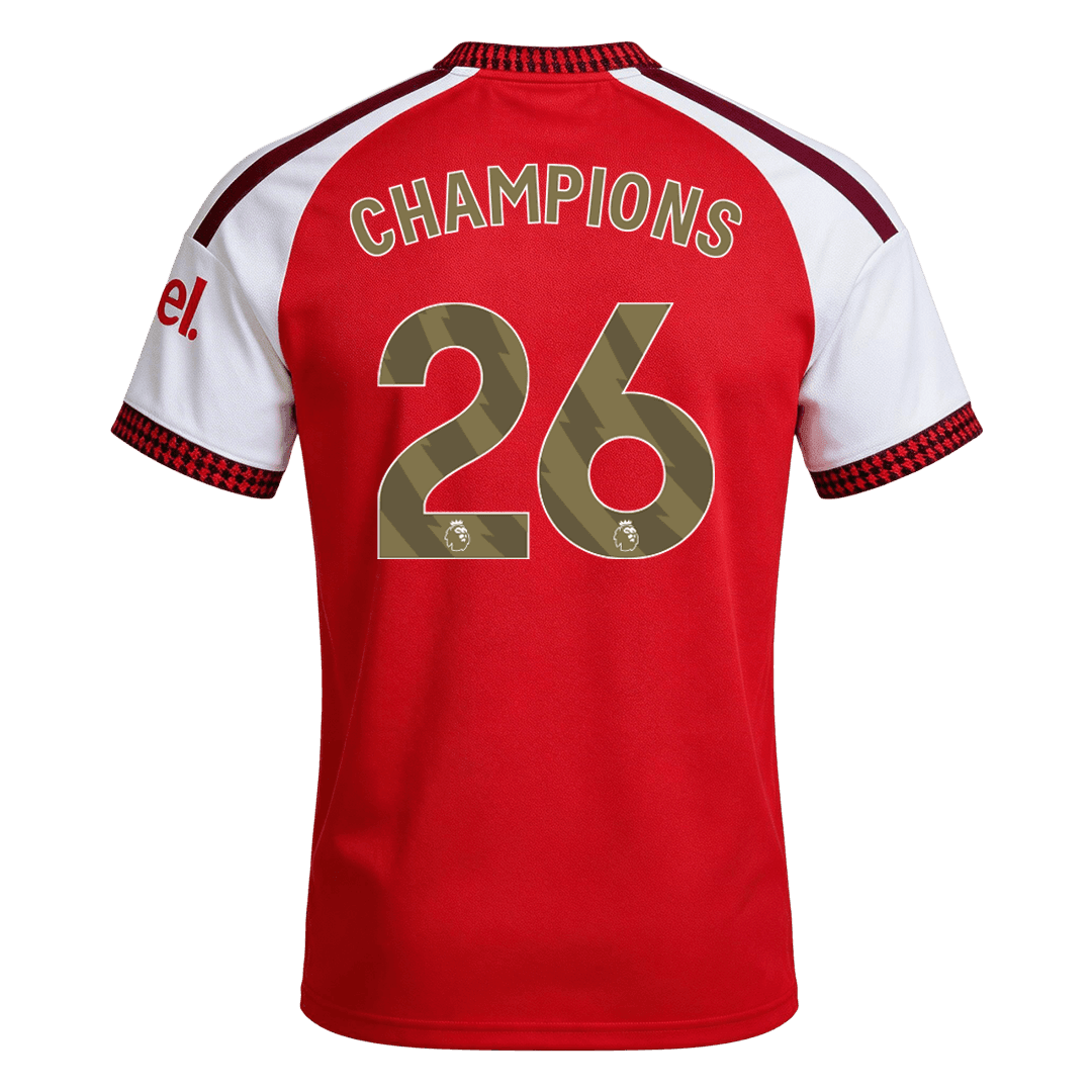 Camiseta Champions #26 Arsenal 2026/27 Primera Equipación - Versión Hincha - Vista 2