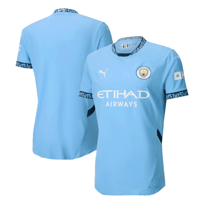 Camiseta Manchester City 2024/25 Primera Equipación - Versión Jugador