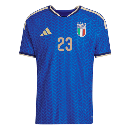 Camiseta Auténtica Bastoni #23 Italia 2026 Primera Equipación Copa del Mundo - Versión Jugador - Vista 9