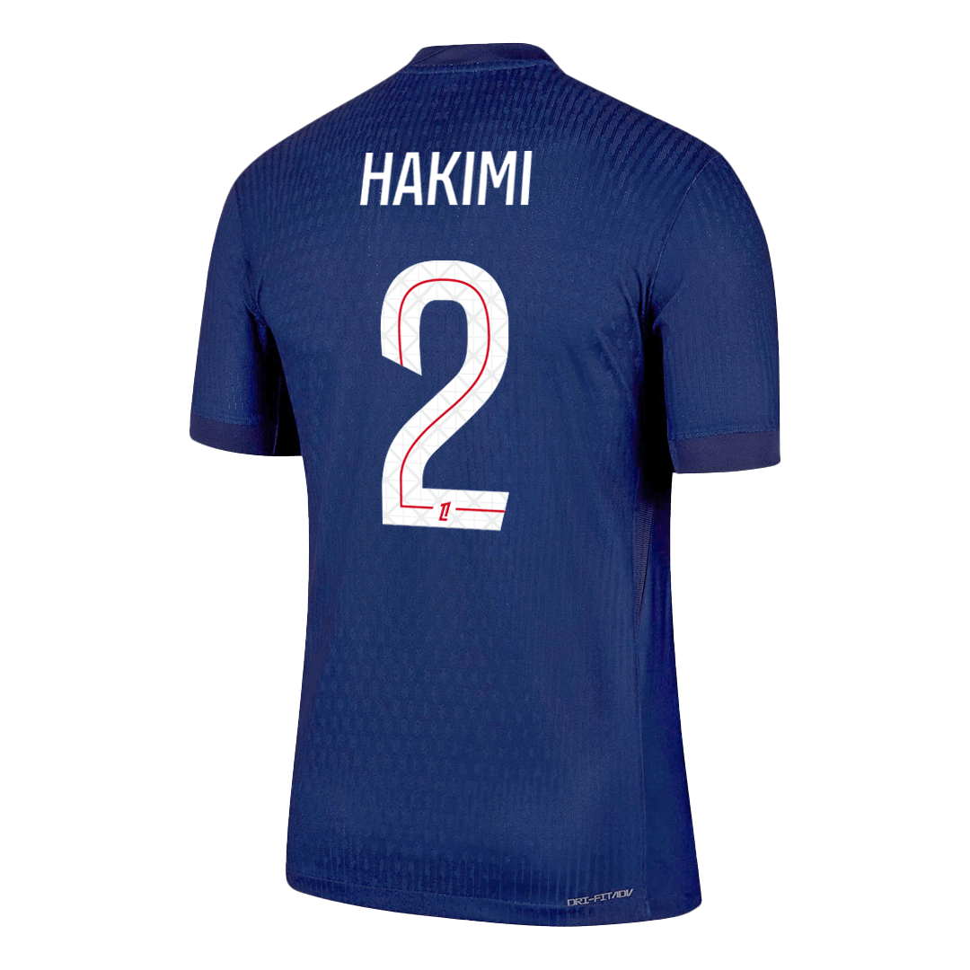 Camiseta Auténtica Hakimi #2 PSG 2025/26 Primera Equipación - Versión Jugador - Vista 8
