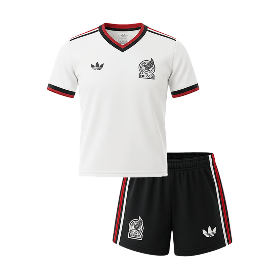Conjunto Infantil México 2026 Segunda Equipación Copa del Mundo