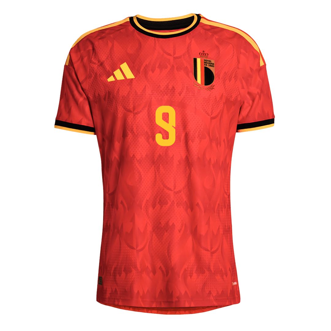 Camiseta Auténtica Lukaku #9 Bélgica 2026 Primera Equipación Copa del Mundo - Versión Jugador - Vista 7