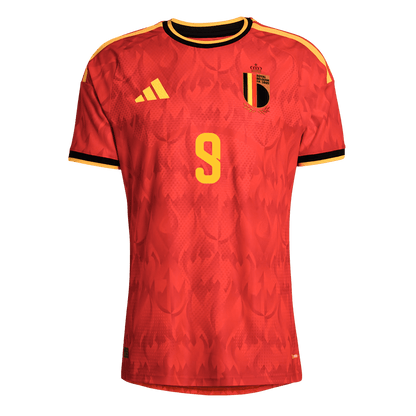 Camiseta Auténtica Lukaku #9 Bélgica 2026 Primera Equipación Copa del Mundo - Versión Jugador - Vista 7