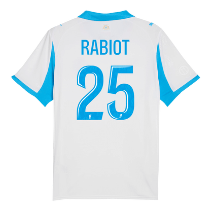 Camiseta RABIOT #25 Marseille 2025/26 Primera Equipación - Versión Hincha