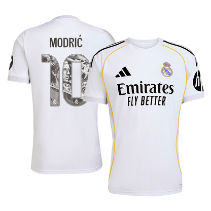 Camiseta MODRIĆ Especial #10 Real Madrid 2025/26 Pirmera Equipación Hombre - Versión Hincha