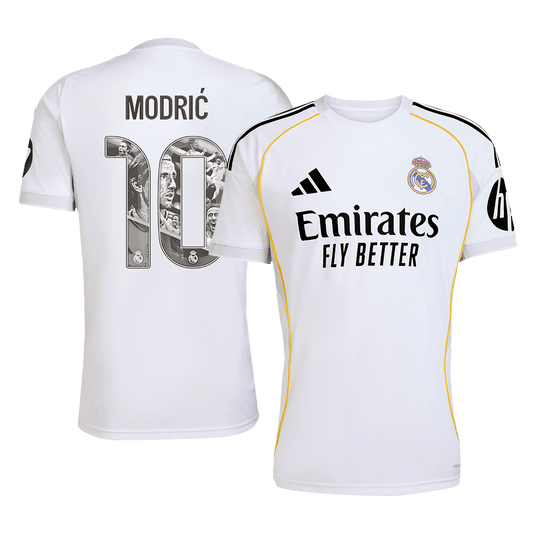 Camiseta MODRIĆ Especial #10 Real Madrid 2025/26 Pirmera Equipación Hombre - Versión Hincha