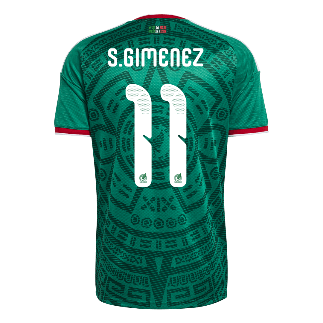 Camiseta S.GIMENEZ #11 Mexico 2026 Primera Equipación Copa del Mundo - Versión Hincha