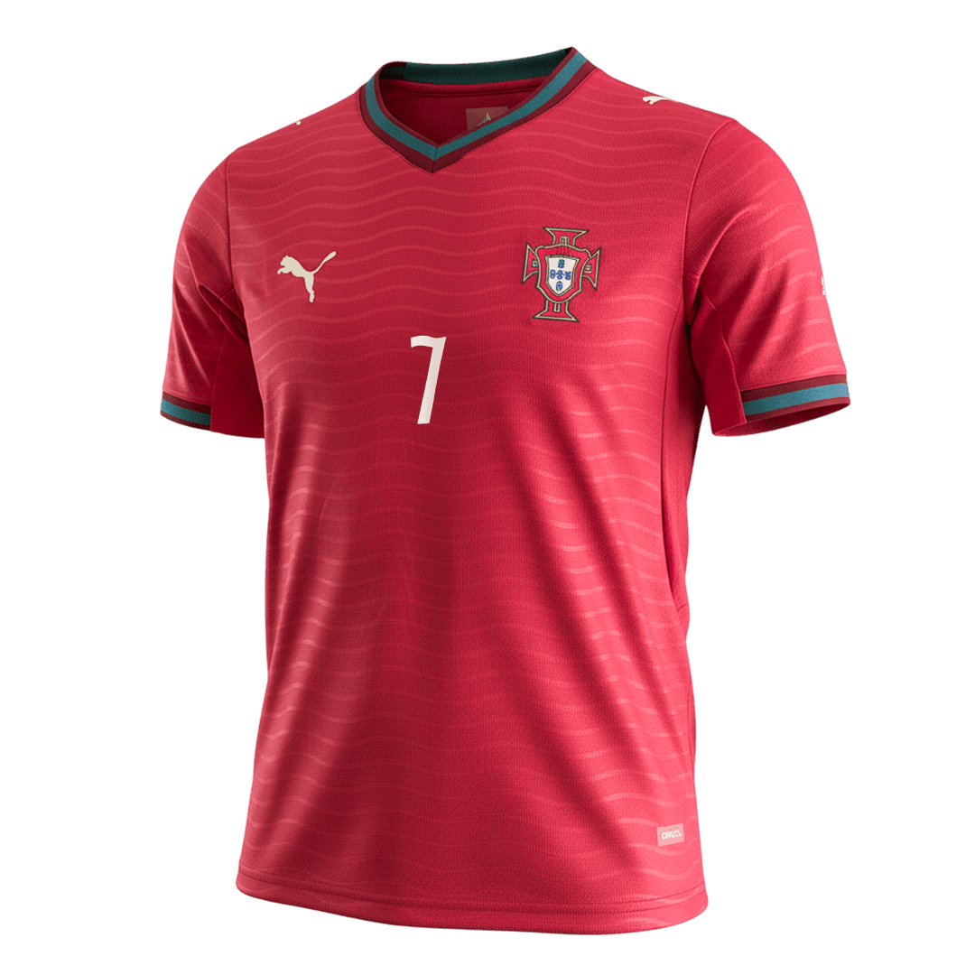 Camiseta Ronaldo #7 Portugal 2026 Primera Equipación Copa del Mundo - Versión Hincha - Vista 8