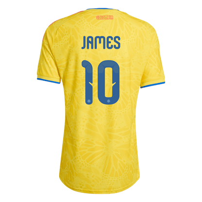 Camiseta Auténtica James #10 Colombia 2026 Primera Equipación Copa del Mundo - Versión Jugador