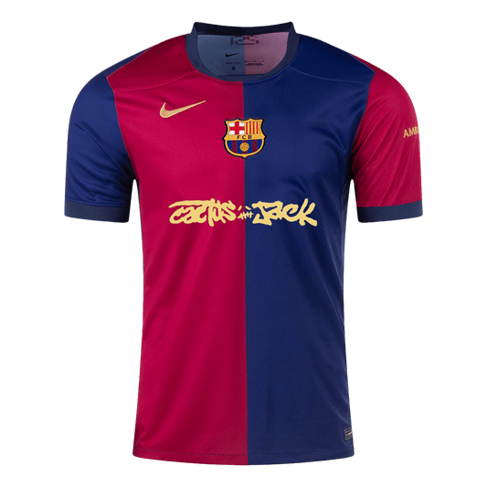 Camiseta Barcelona X Travis Scott 2024/25 Home Local Hombre - Versión Hincha