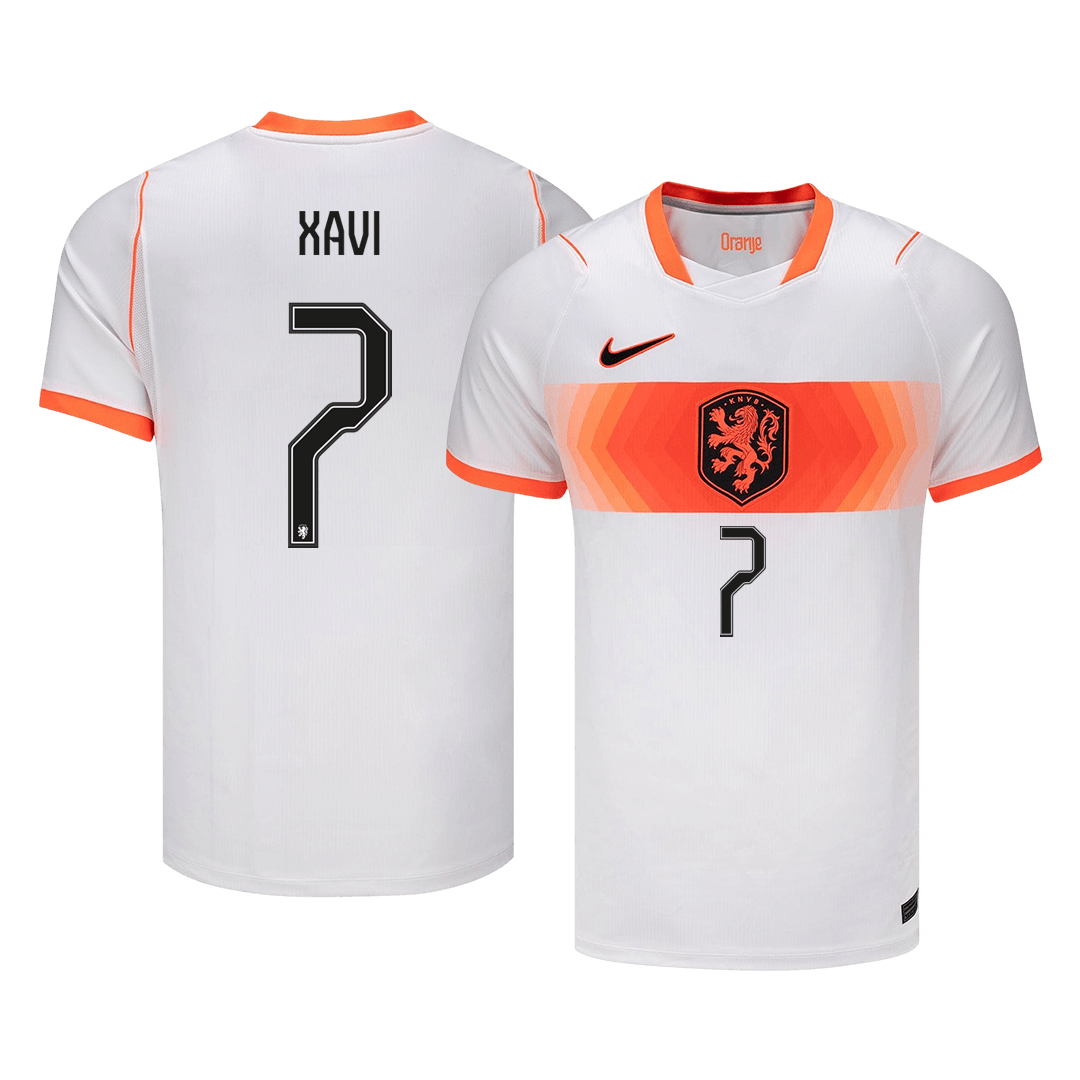 Camiseta XAVI #7 Netherlands 2026 Segunda Equipación Copa del Mundo - Versión Hincha