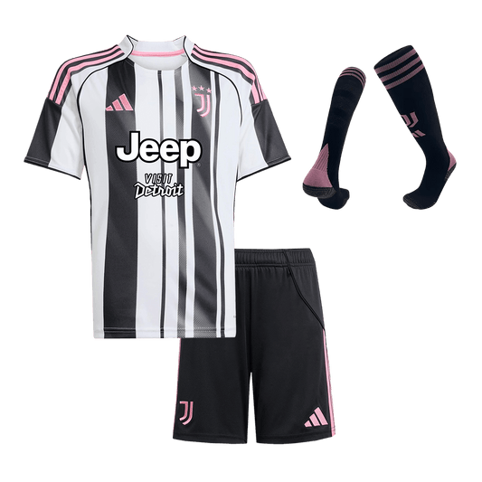 Conjunto Infantil Completo Juventus 2025/26 Primera Equipación Kids