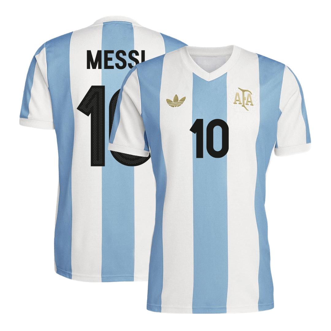 Camiseta MESSI #10 Argentina Aniversario de 50 Años 2024 Hombre-Versión Hincha