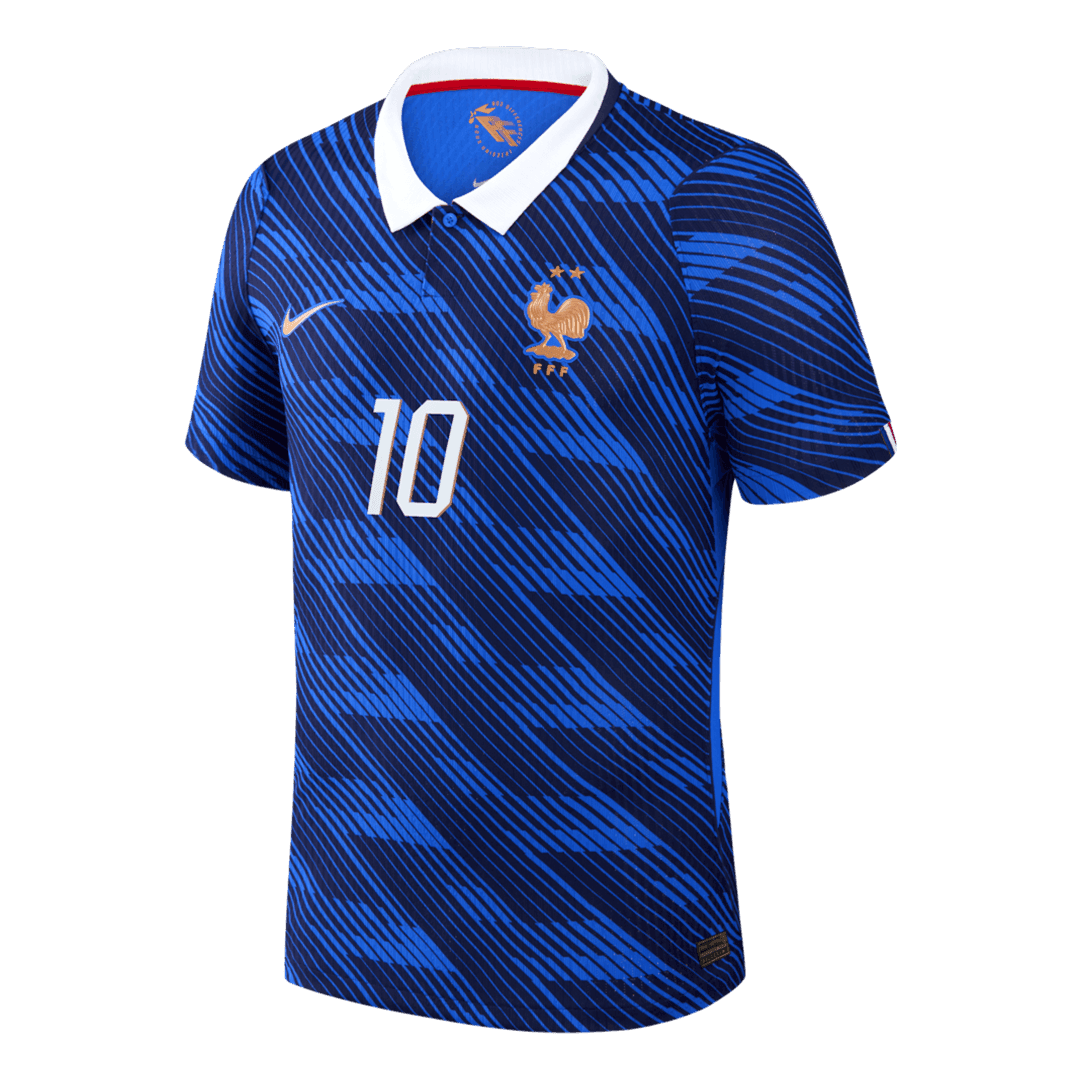 Camiseta Auténtica Mbappe #10 Francia 2026 Primera Equipación Copa del Mundo - Versión Jugador - Vista 7