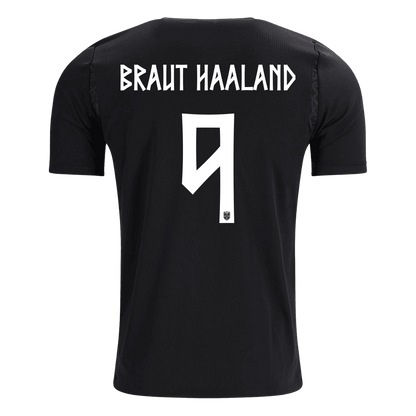 Camiseta BRAUT HAALAND #9 Norway 2026 Segunda Equipación Copa del Mundo - Versión Hincha