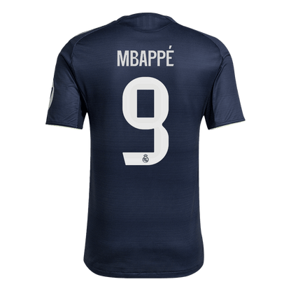 Camiseta Auténtica MBAPPÉ #9 Real Madrid 2025/26 Segunda Equipación-Versión Jugador