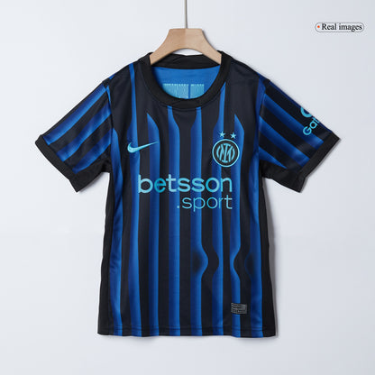 Conjunto Infantil Completo Inter Milan 2025/26 Primera Equipación Kids