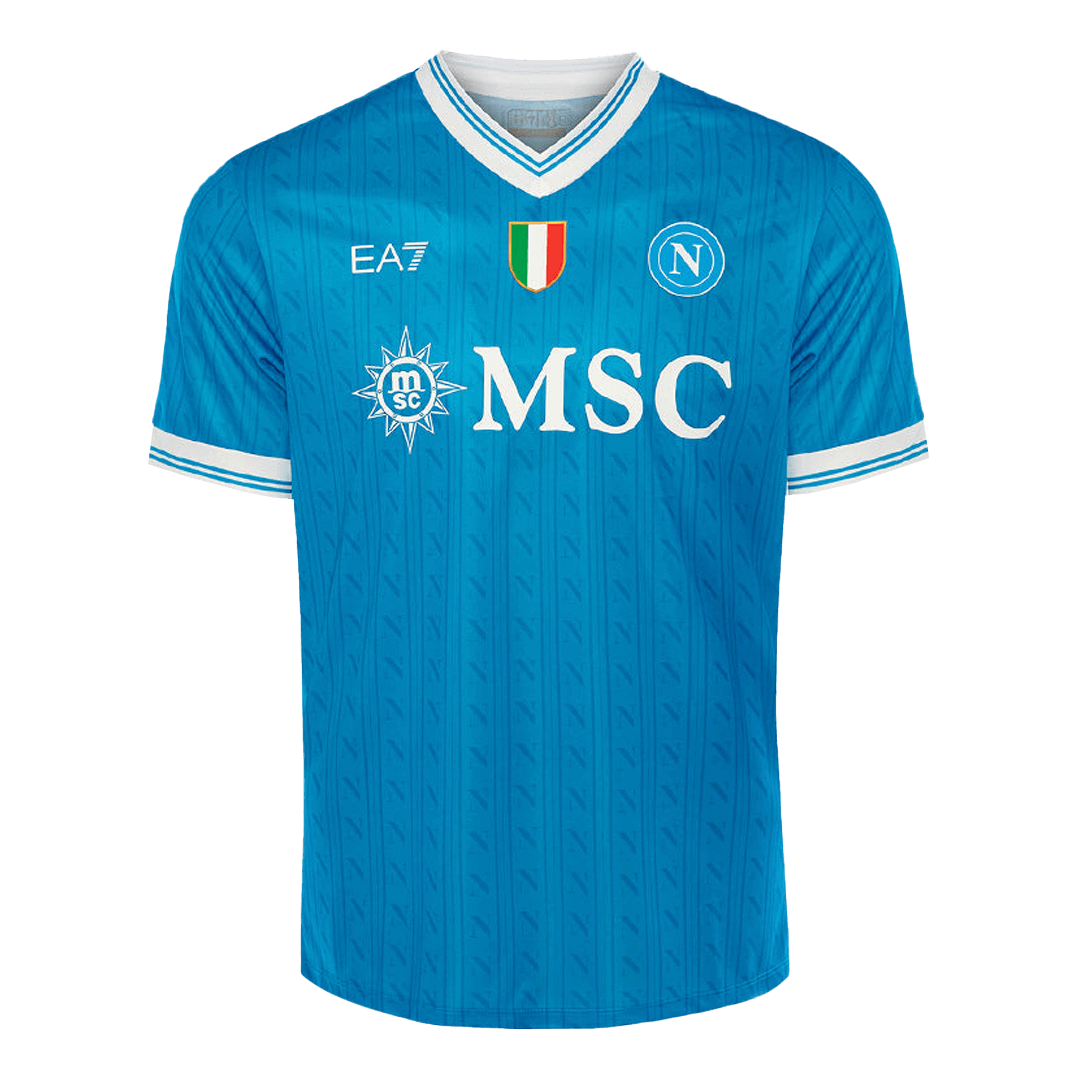 Camiseta LUKAKU #9 Napoli 2025/26 Primera Equipación-Versión Hincha