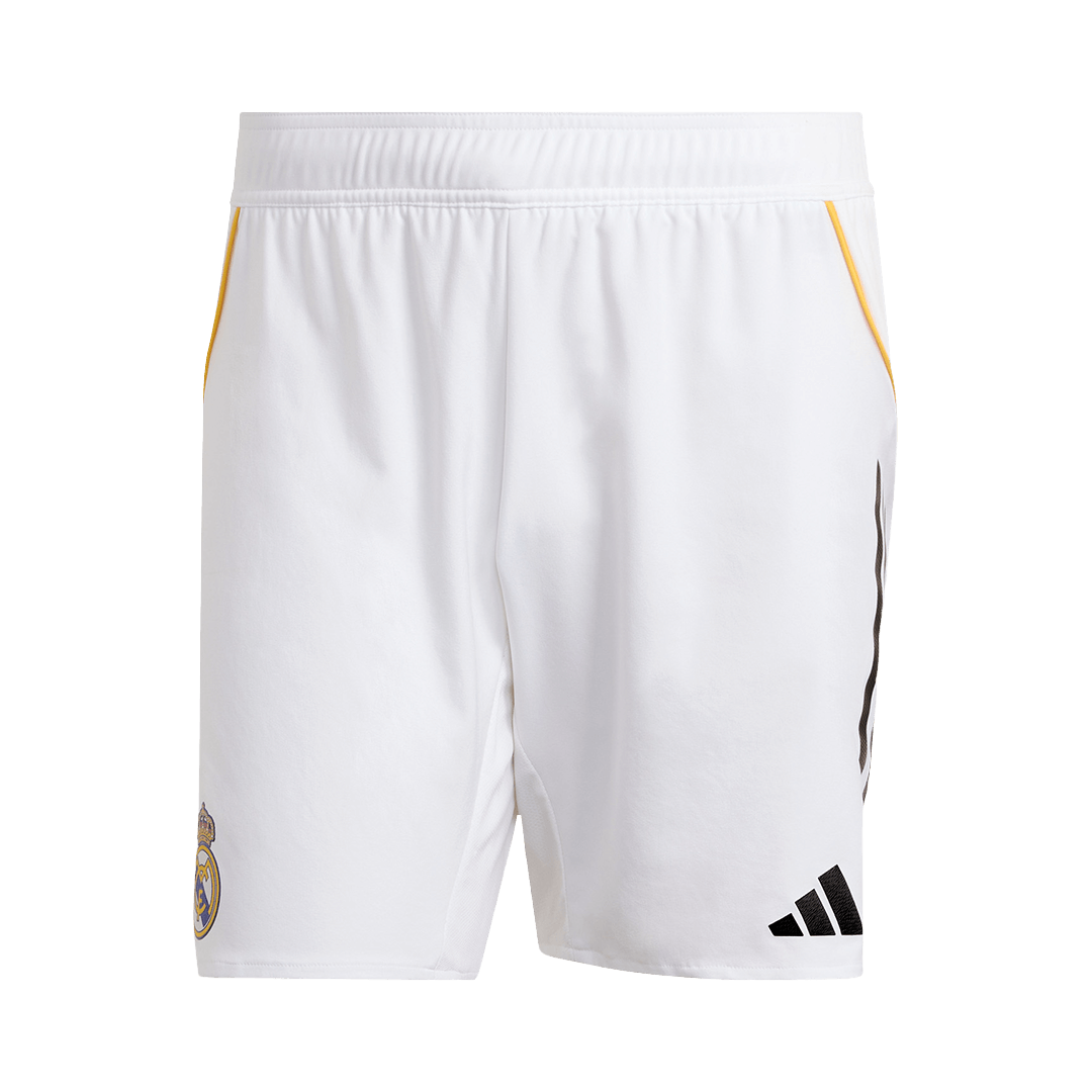 Conjunto Auténtico Real Madrid 2025/26 Primera Equipación (Camiseta + Pantalón Corto)
