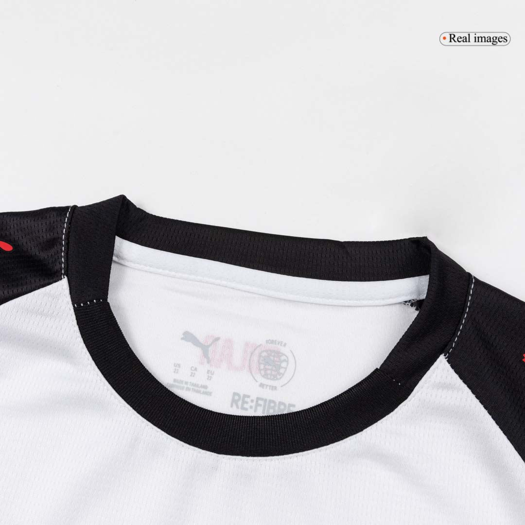 Conjunto Infantil Completo AC Milan 2025/26 Segunda Equipación