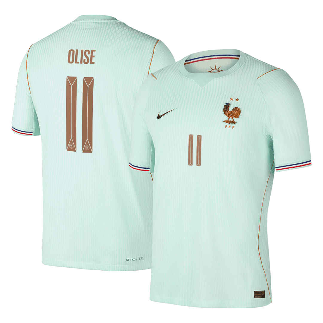 Camiseta Auténtica Olise #11 Francia 2026 Segunda Equipación Copa del Mundo - Versión Jugador