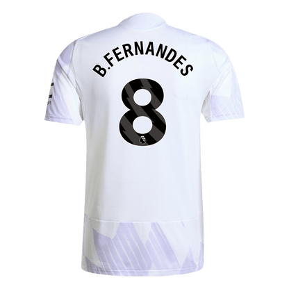 Camiseta Auténtica B.FERNANDES #8 Manchester United 2025/26 Segunda Equipación-Versión Jugador
