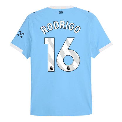 Camiseta RODRIGO #16 Manchester City 2025/26 Primera Equipación - Versión Jugador