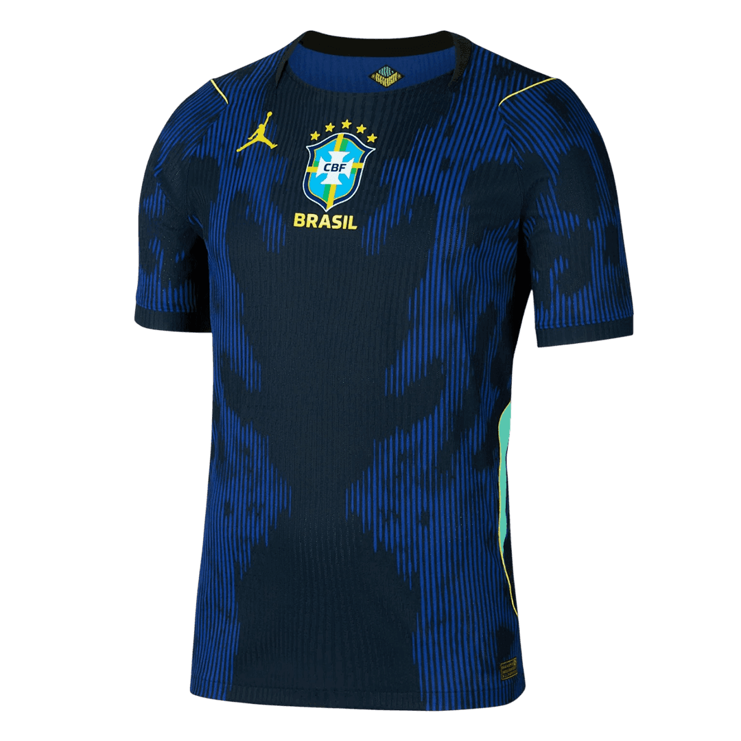 Camiseta Auténtica Brasil 2026 Segunda Equipación Copa del Mundo - Versión Jugador