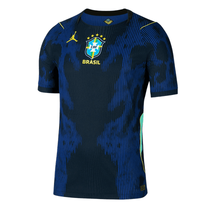 Camiseta Auténtica Brasil 2026 Segunda Equipación Copa del Mundo - Versión Jugador