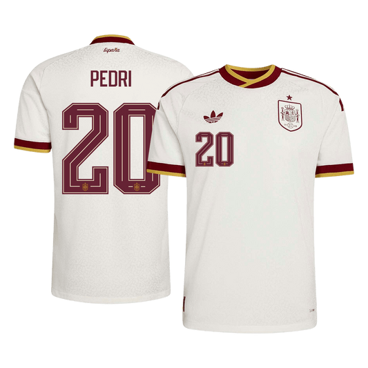 Camiseta Auténtica Pedri #20 España 2026 Segunda Equipación Copa del Mundo - Versión Jugador